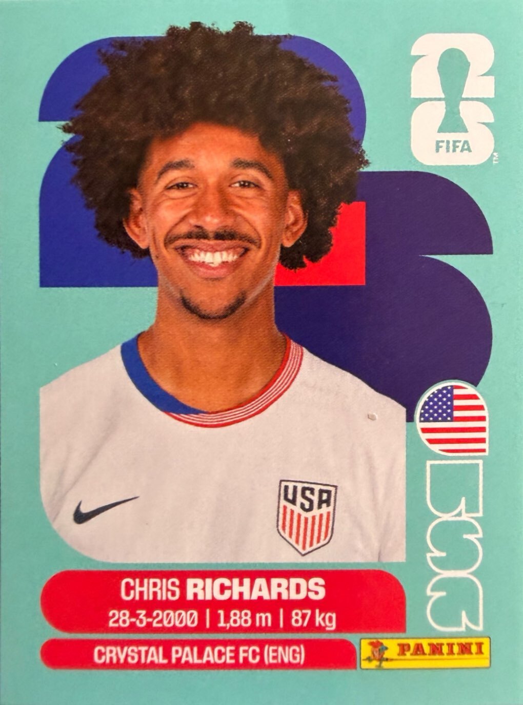 World Cup 2026 Panini - Scegli figurina da - USA a TUN
