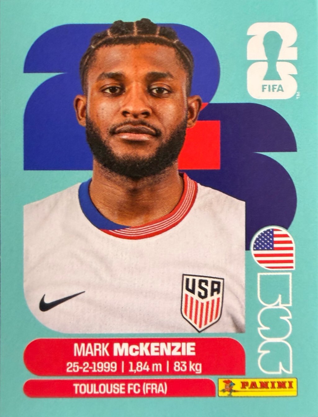 World Cup 2026 Panini - Scegli figurina da - USA a TUN