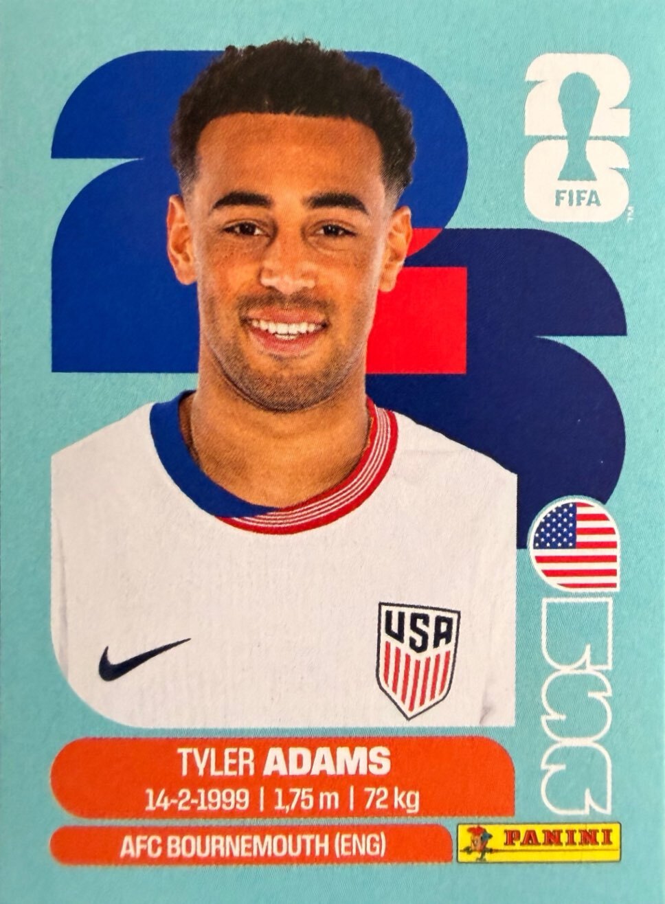 World Cup 2026 Panini - Scegli figurina da - USA a TUN