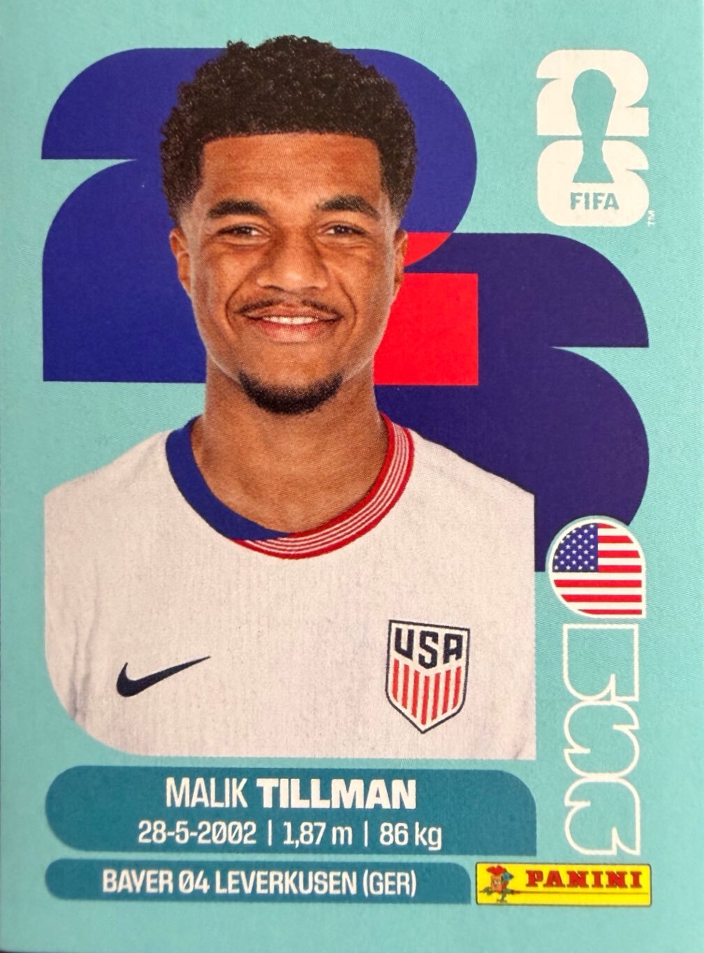 World Cup 2026 Panini - Scegli figurina da - USA a TUN