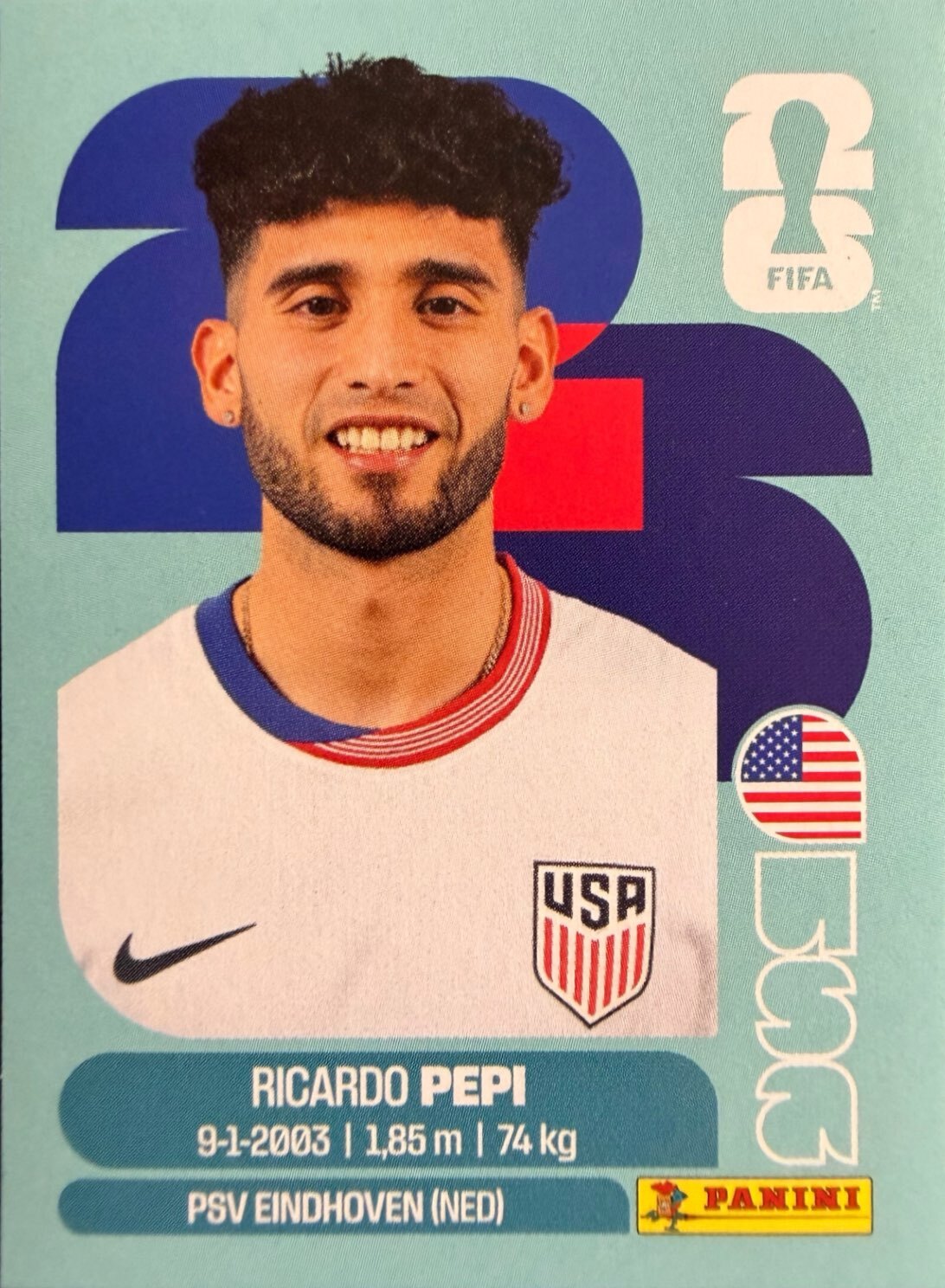 World Cup 2026 Panini - Scegli figurina da - USA a TUN