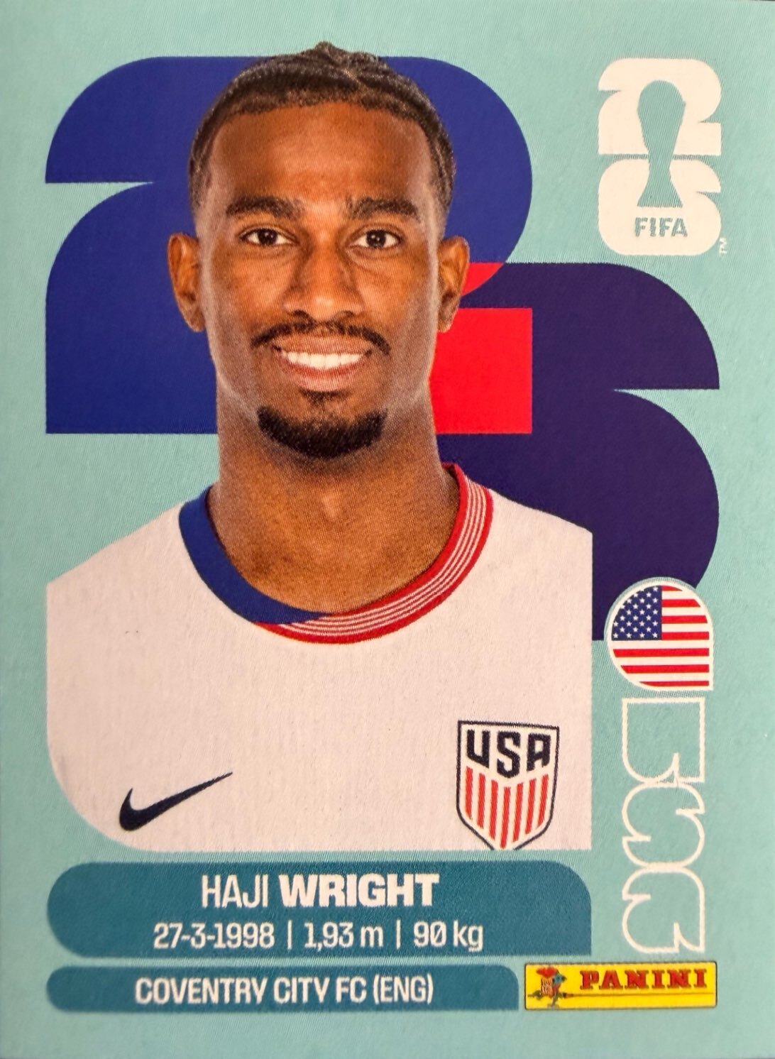 World Cup 2026 Panini - Scegli figurina da - USA a TUN