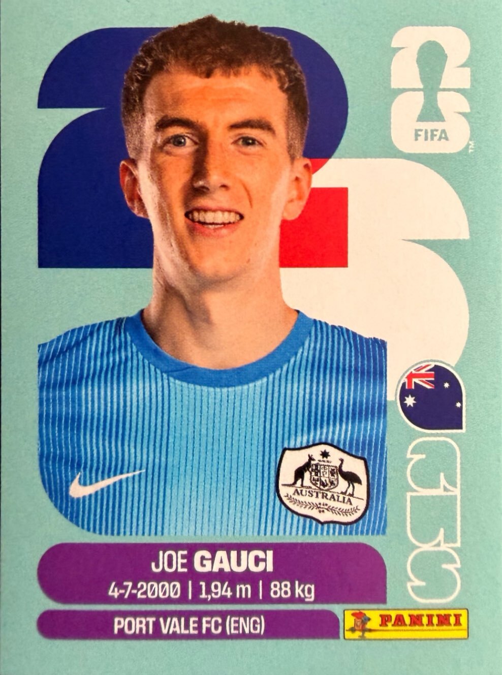 World Cup 2026 Panini - Scegli figurina da - USA a TUN