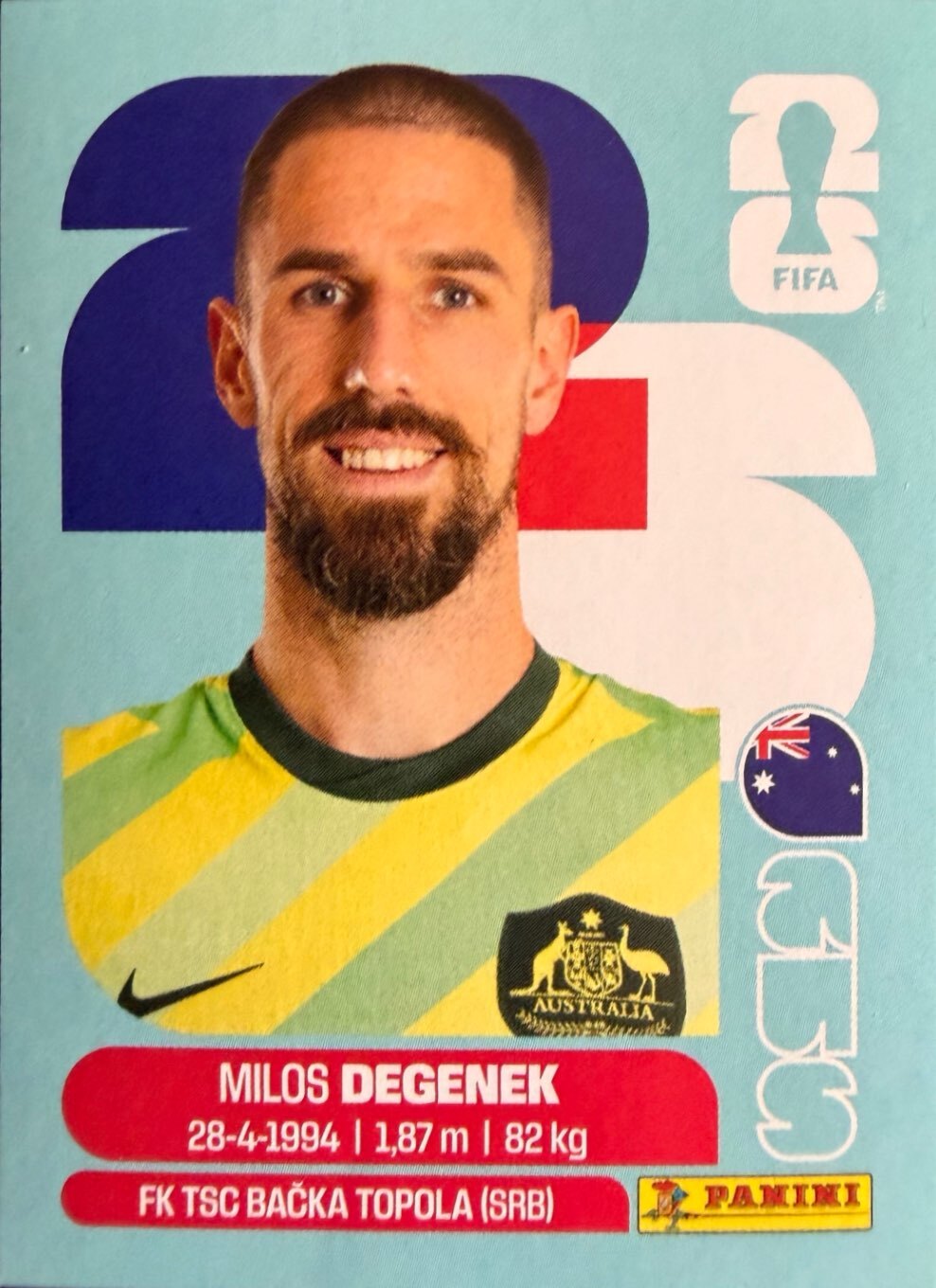 World Cup 2026 Panini - Scegli figurina da - USA a TUN