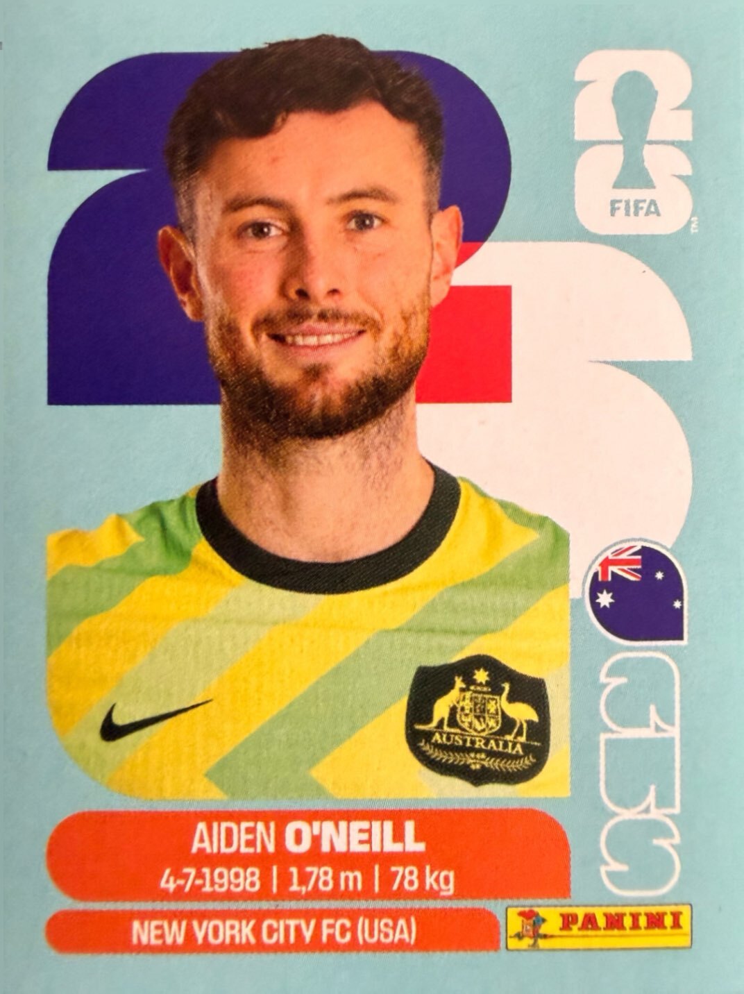 World Cup 2026 Panini - Scegli figurina da - USA a TUN