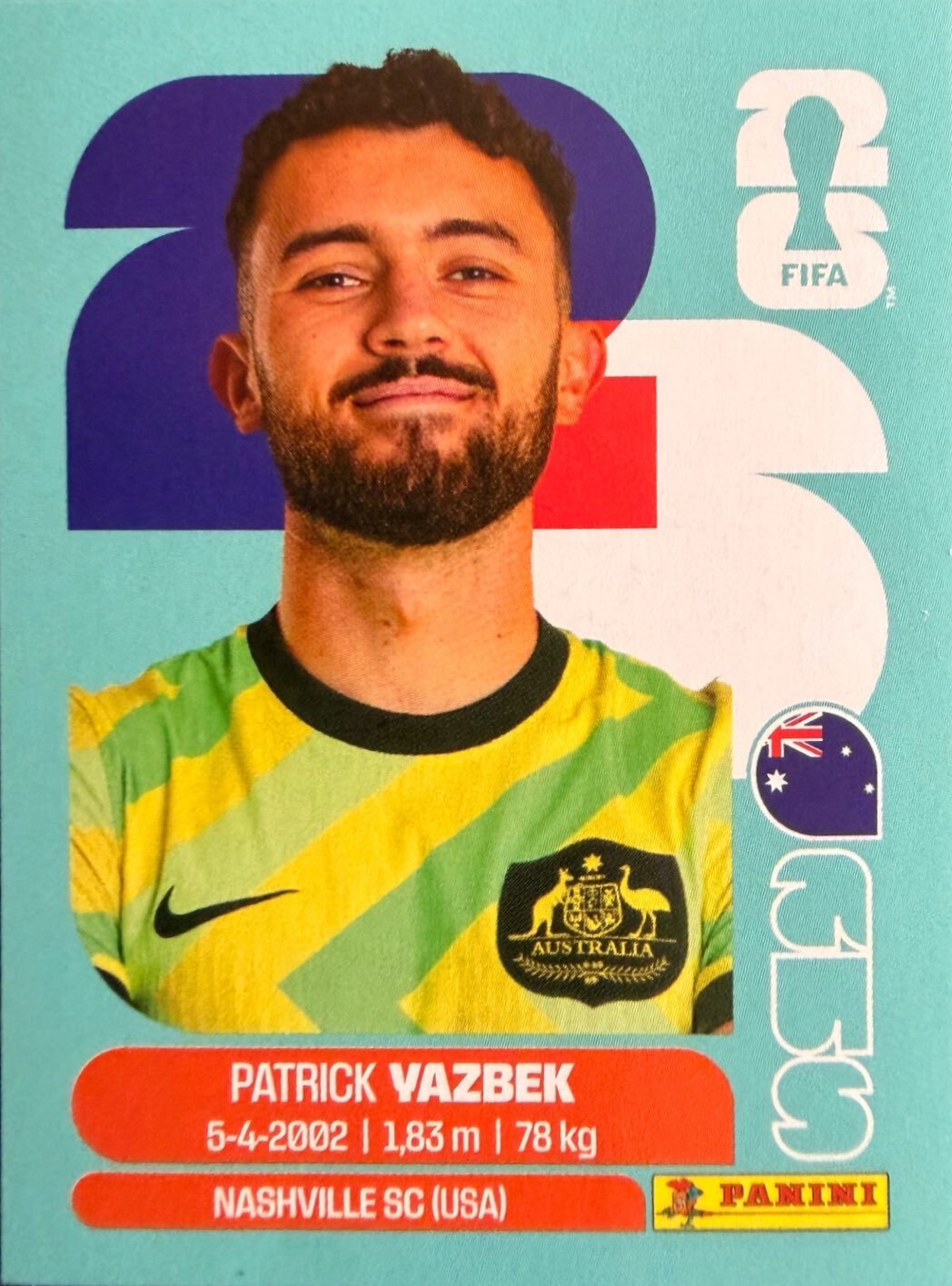 World Cup 2026 Panini - Scegli figurina da - USA a TUN