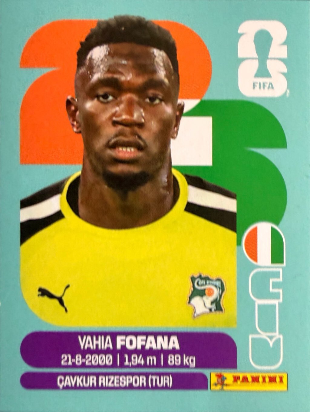 World Cup 2026 Panini - Scegli figurina da - USA a TUN