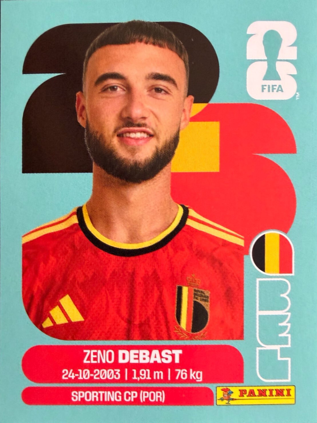 World Cup 2026 Panini - Scegli figurina da - BEL a NOR