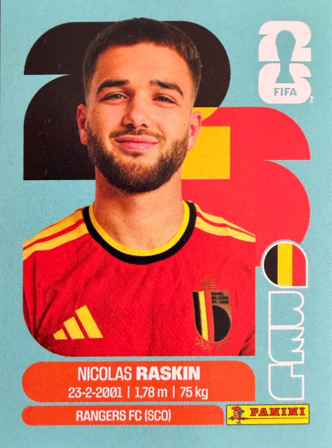 World Cup 2026 Panini - Scegli figurina da - BEL a NOR