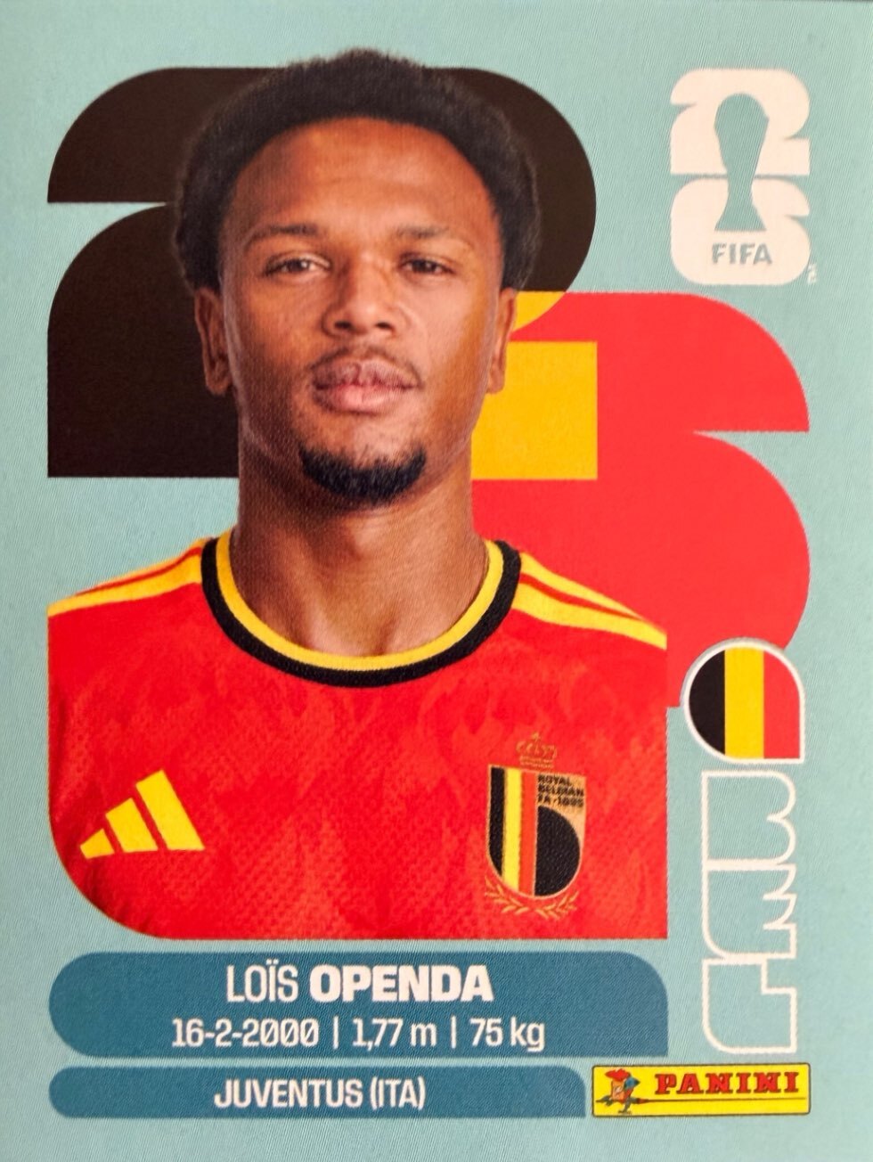 World Cup 2026 Panini - Scegli figurina da - BEL a NOR