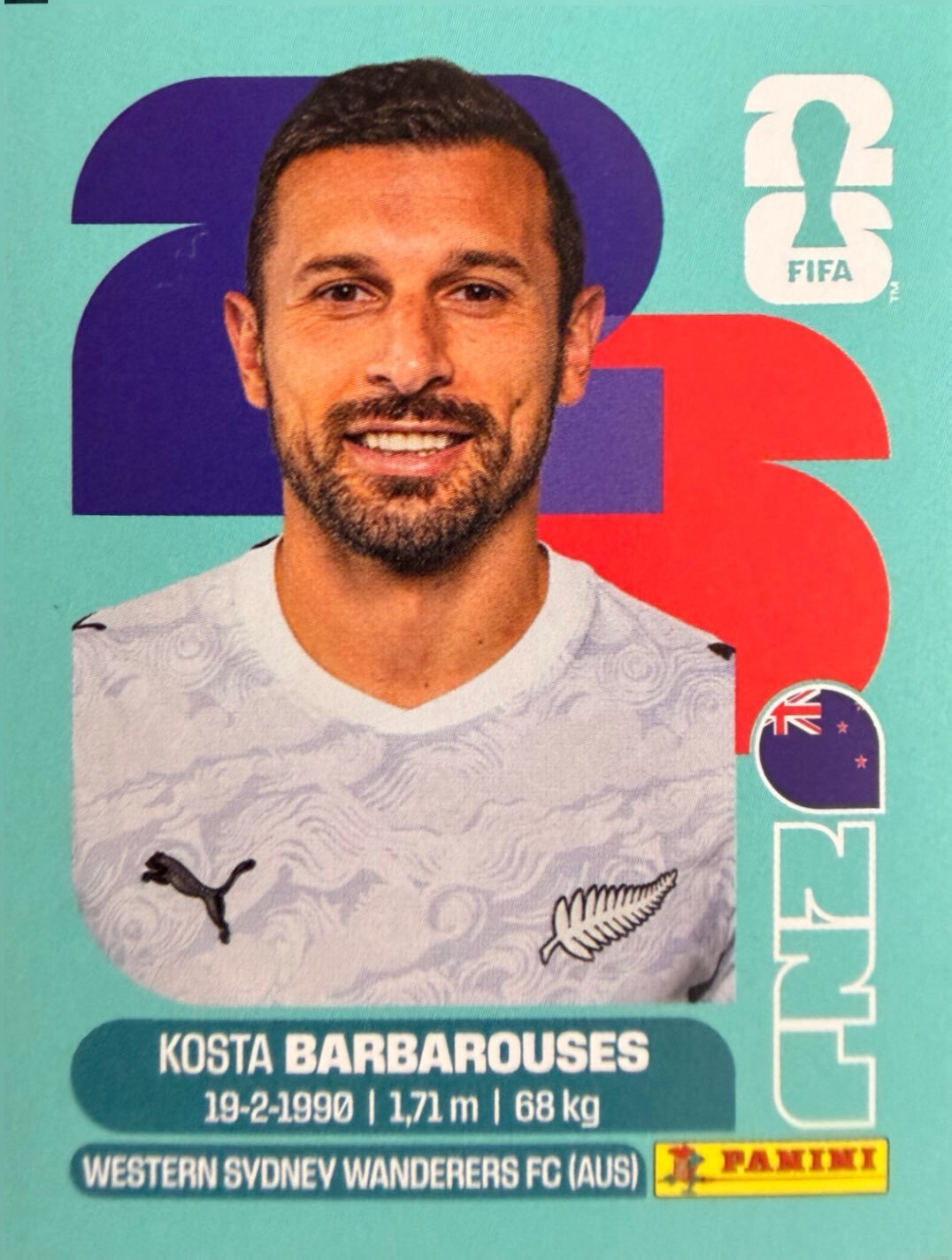World Cup 2026 Panini - Scegli figurina da - BEL a NOR