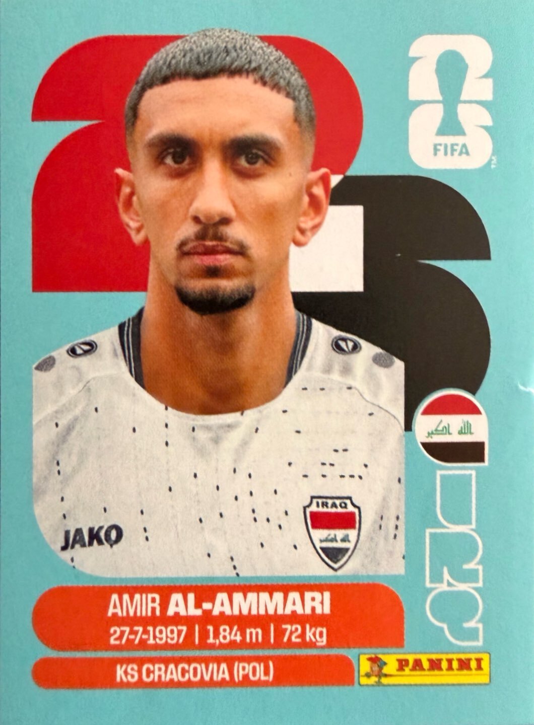 World Cup 2026 Panini - Scegli figurina da - BEL a NOR