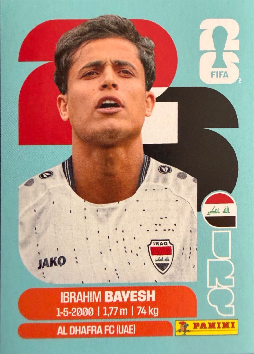 World Cup 2026 Panini - Scegli figurina da - BEL a NOR