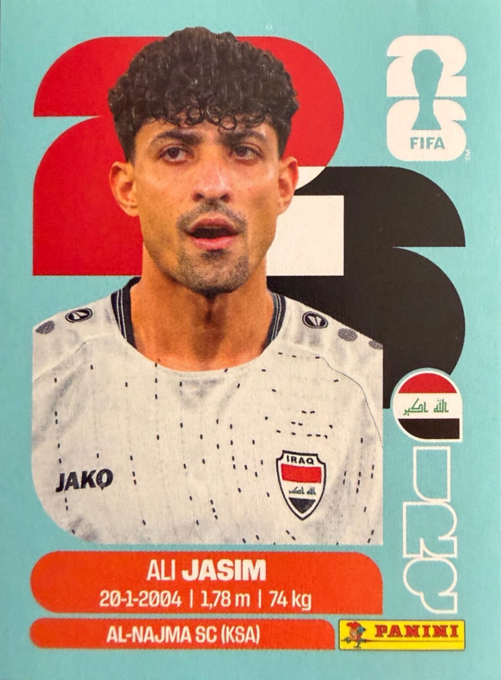 World Cup 2026 Panini - Scegli figurina da - BEL a NOR