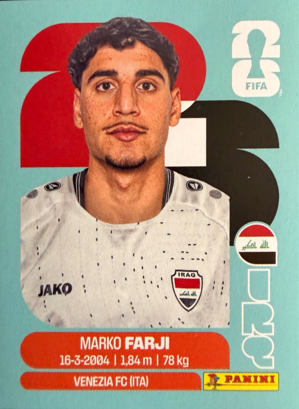 World Cup 2026 Panini - Scegli figurina da - BEL a NOR