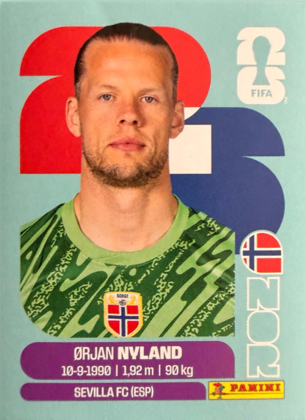 World Cup 2026 Panini - Scegli figurina da - BEL a NOR
