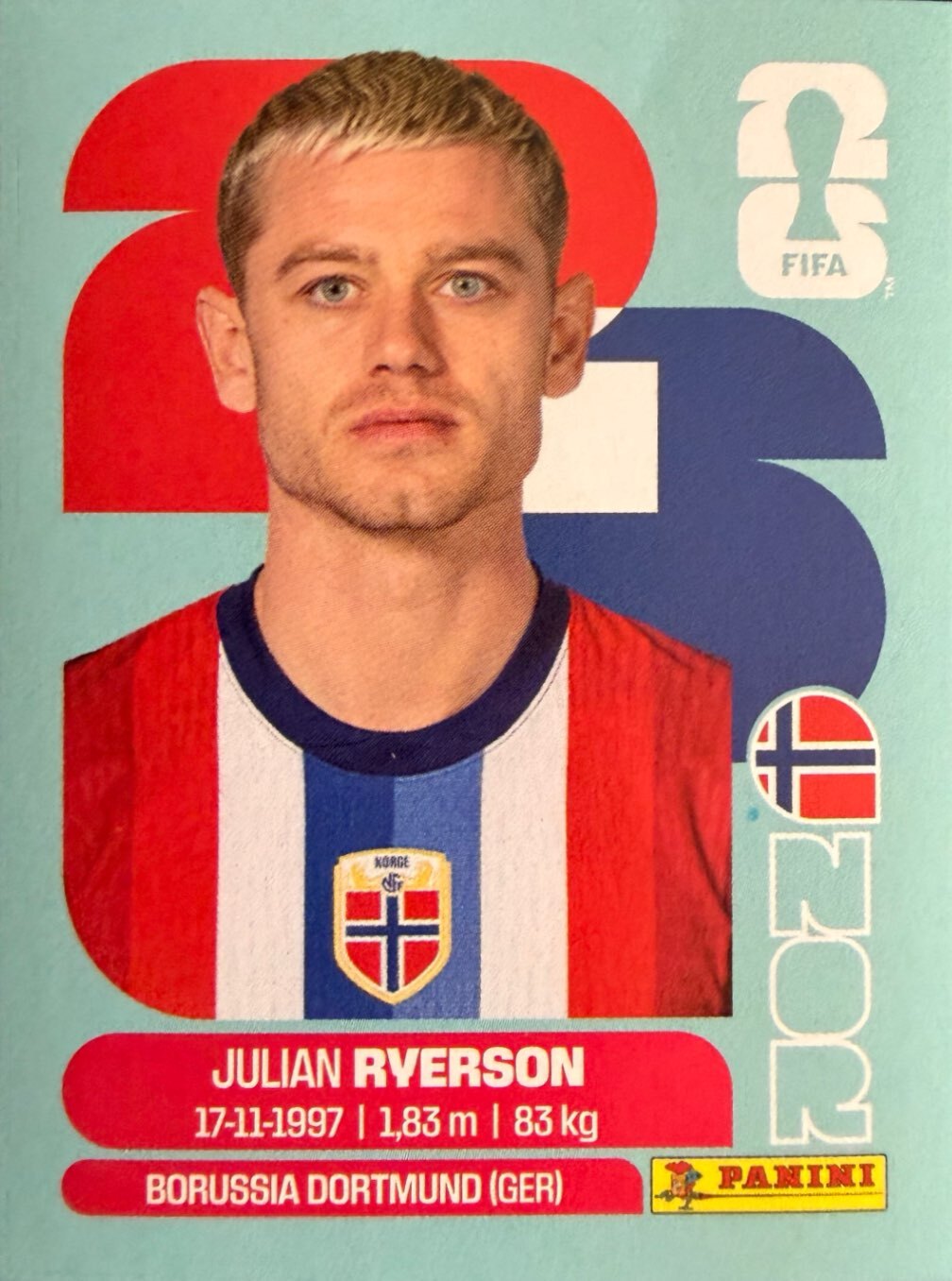 World Cup 2026 Panini - Scegli figurina da - BEL a NOR