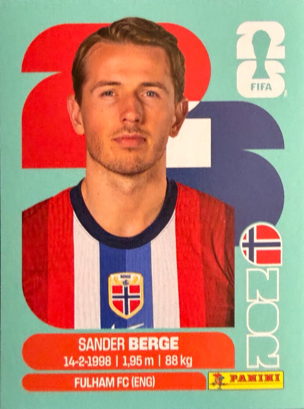 World Cup 2026 Panini - Scegli figurina da - BEL a NOR