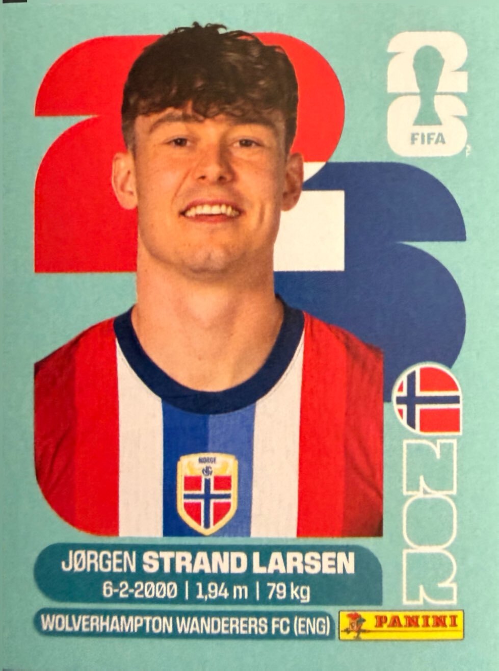 World Cup 2026 Panini - Scegli figurina da - BEL a NOR