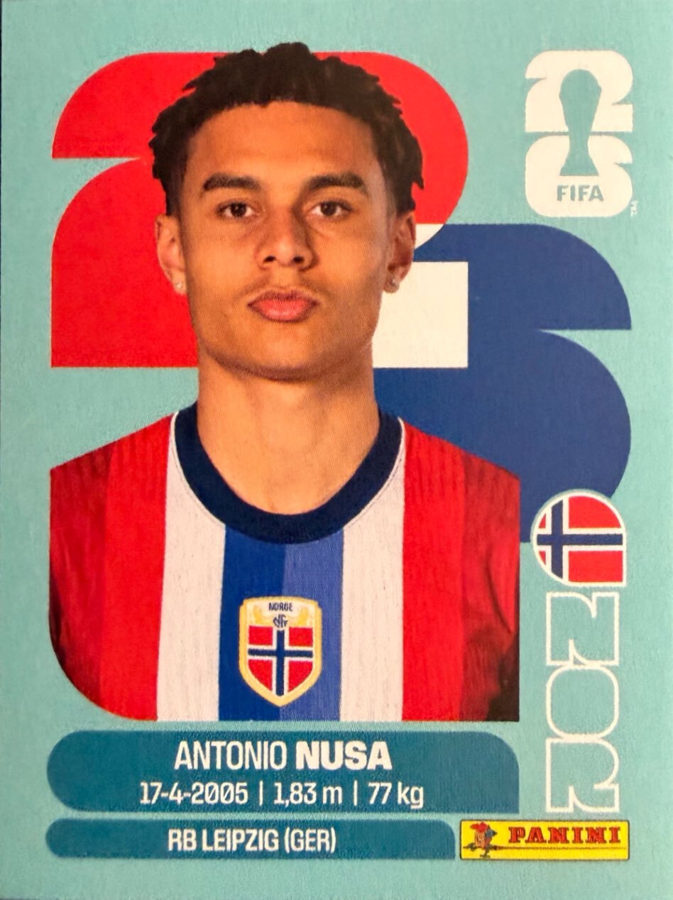 World Cup 2026 Panini - Scegli figurina da - BEL a NOR