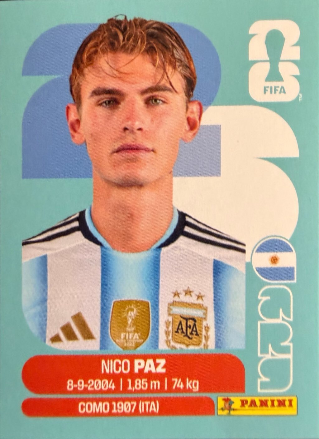 World Cup 2026 Panini - Scegli figurina da - ARG a FWC