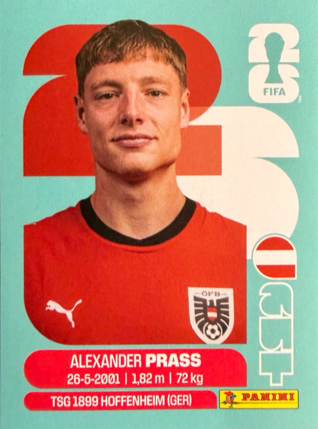 World Cup 2026 Panini - Scegli figurina da - ARG a FWC