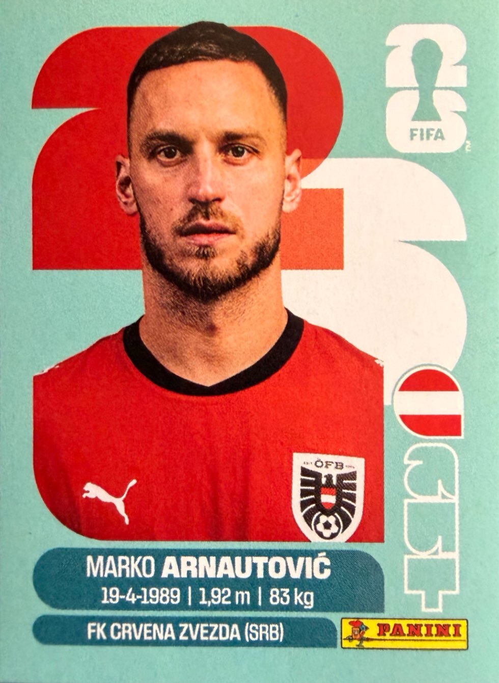 World Cup 2026 Panini - Scegli figurina da - ARG a FWC