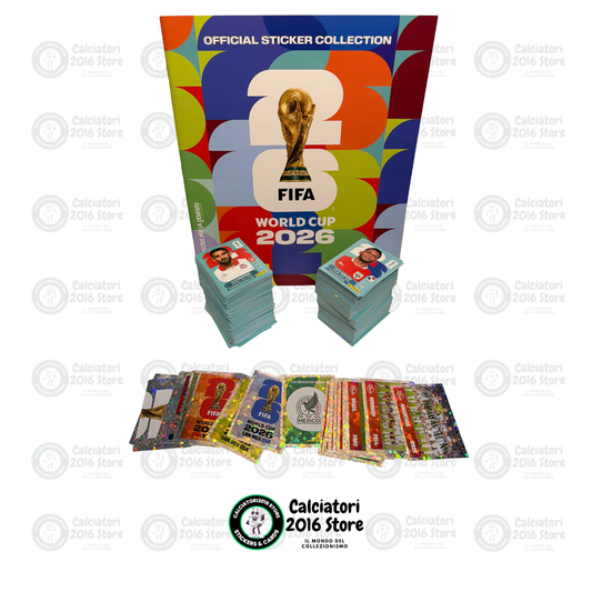 World Cup 2026 Panini - Album vuoto + Set completo 980 figurine stickers