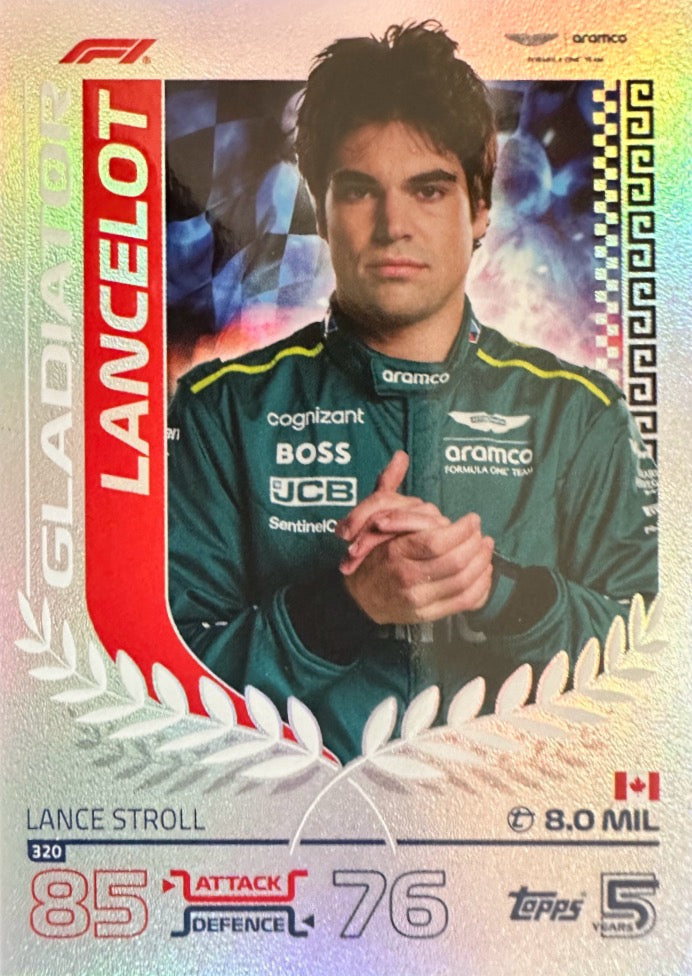 Turbo Attax 2024 Formula 1 Topps Scegli Gladiator Legend 100 Club