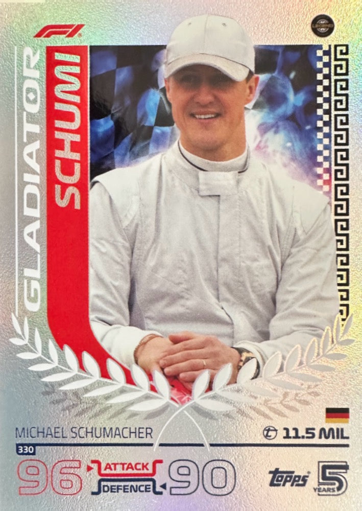 Turbo Attax 2024 Formula 1 Topps Scegli Gladiator Legend 100 Club