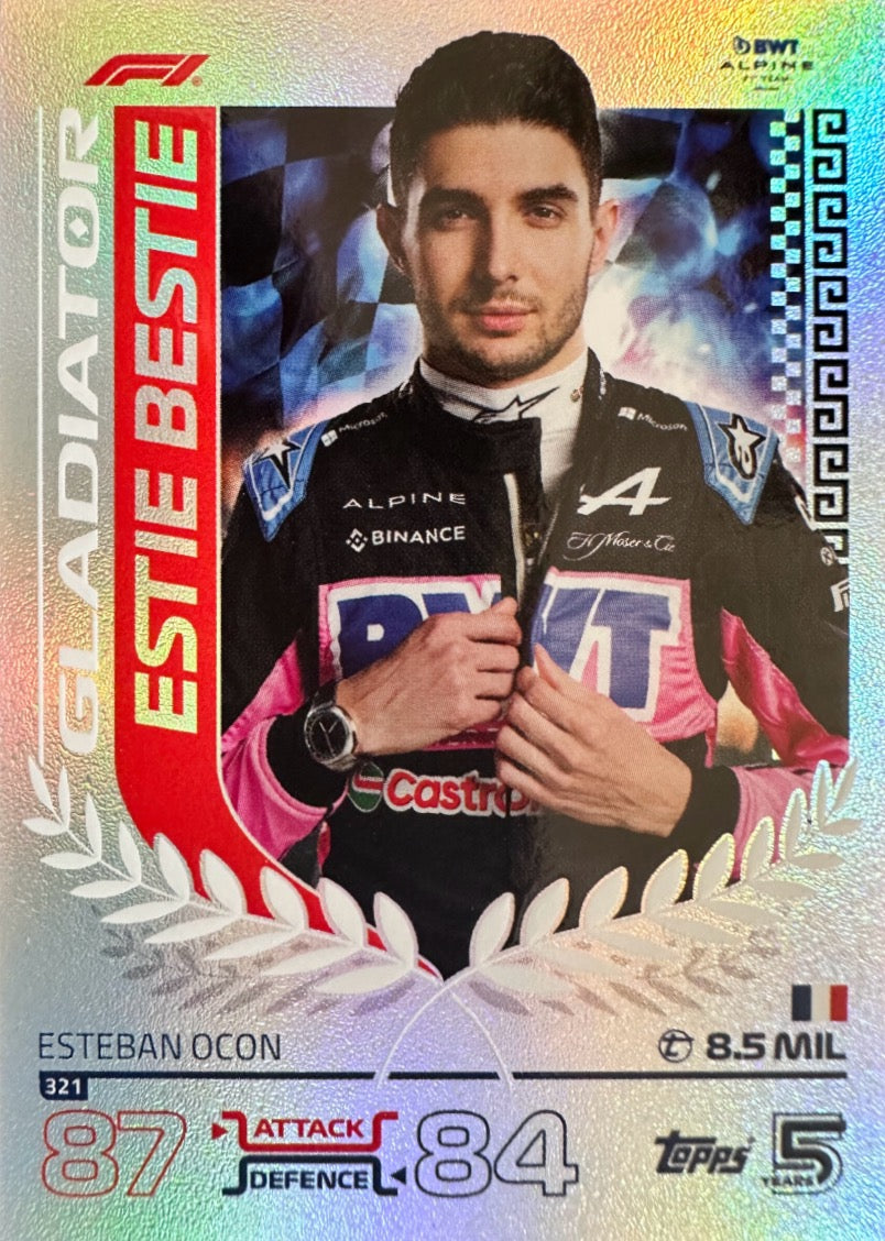 Turbo Attax 2024 Formula 1 Topps Scegli Gladiator Legend 100 Club