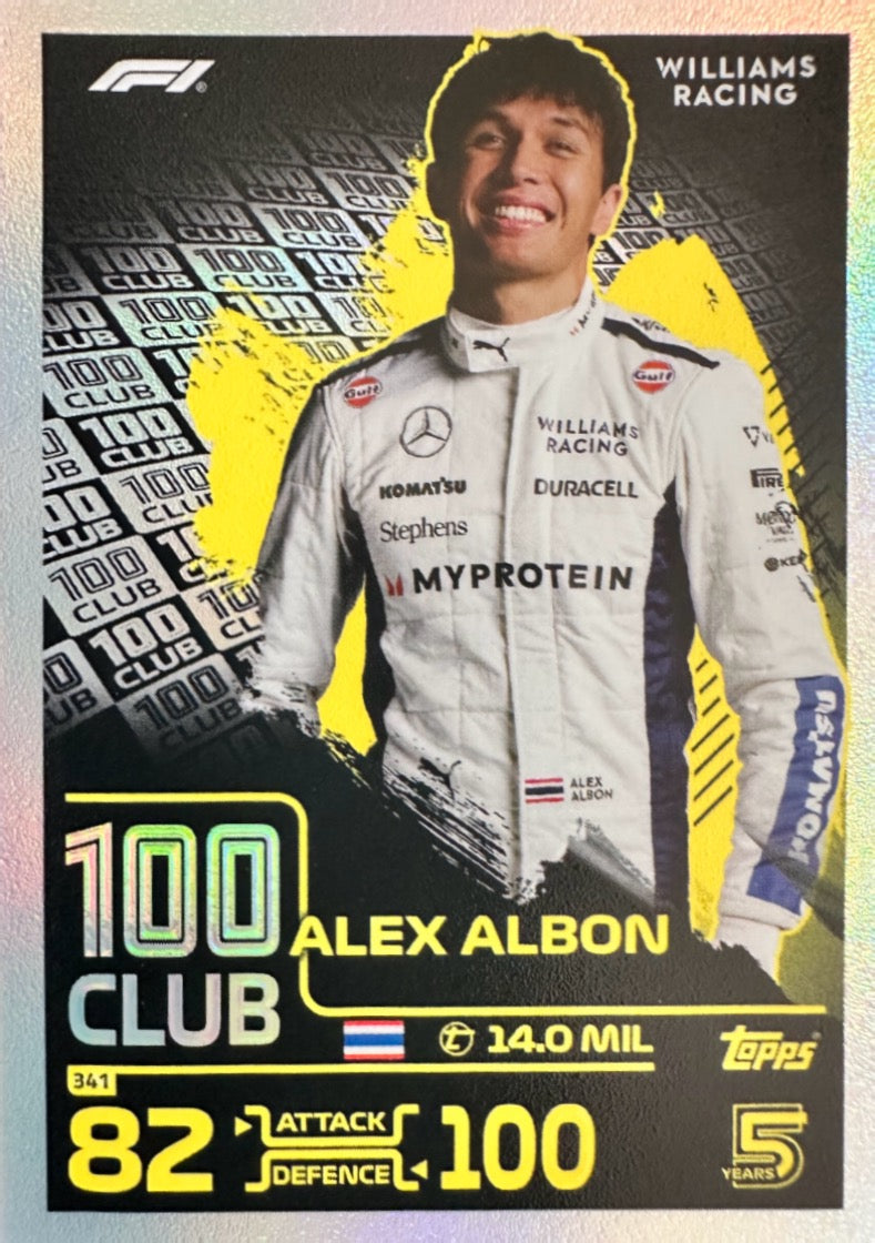 Turbo Attax 2024 Formula 1 Topps Scegli Gladiator Legend 100 Club