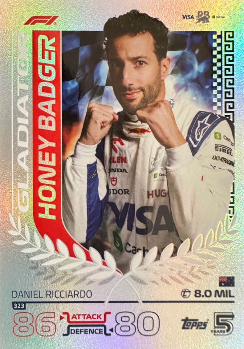 Turbo Attax 2024 Formula 1 Topps Scegli Gladiator Legend 100 Club