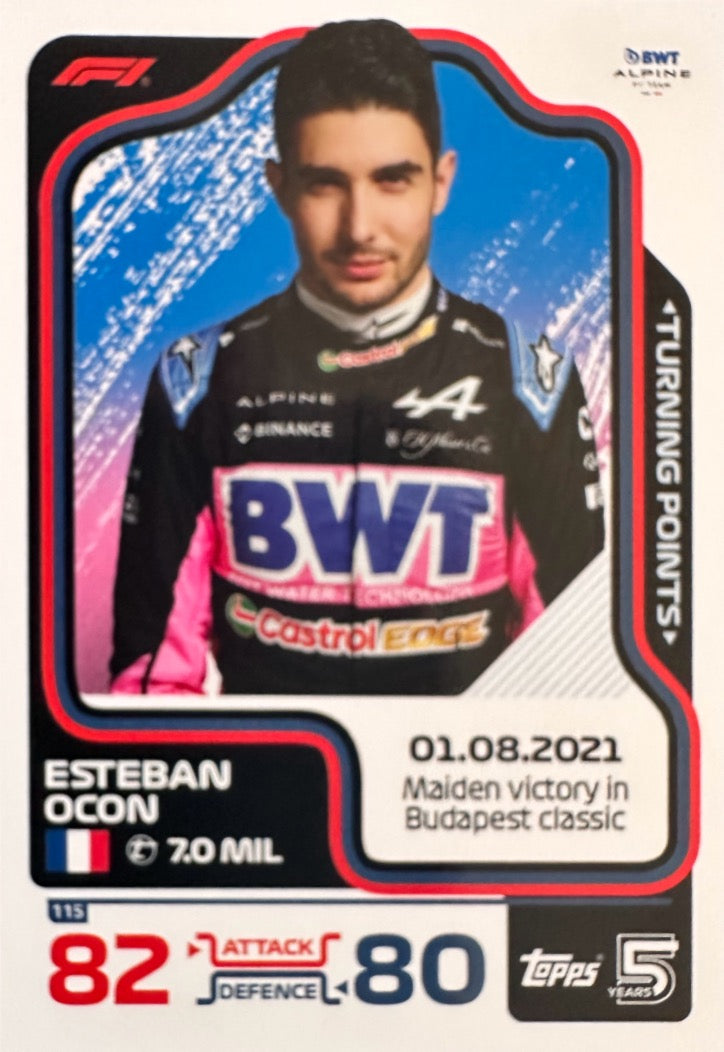 Turbo Attax 2024 Formula 1 Topps Scegli Card 115-214