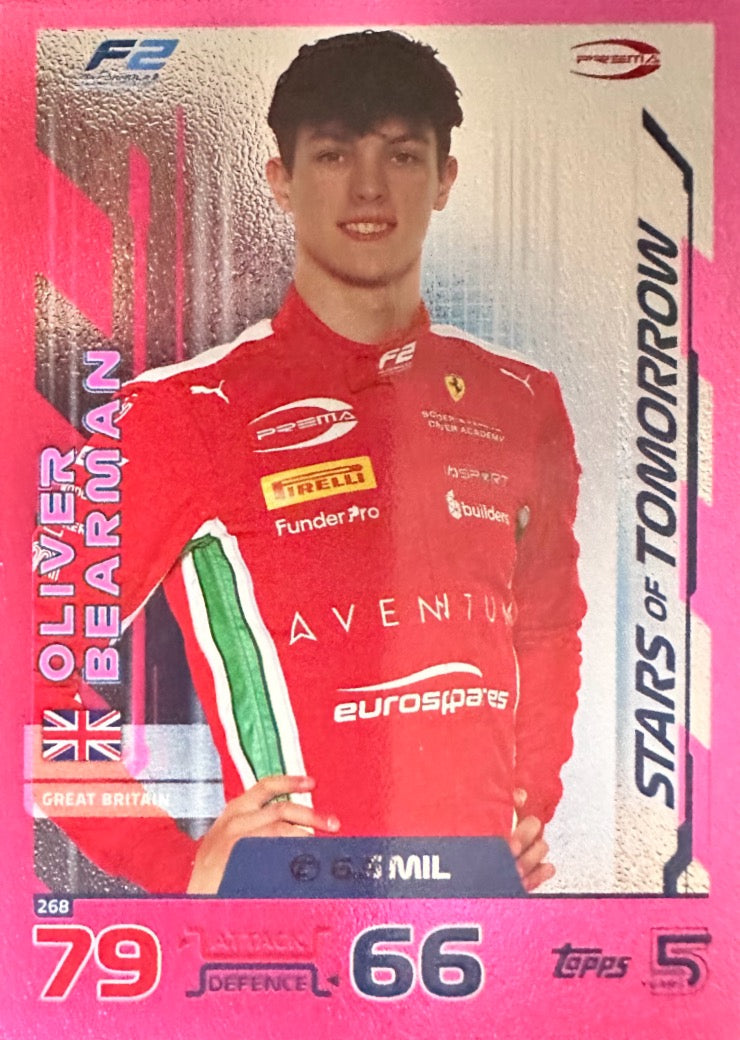 Turbo Attax 2024 Formula 1 Topps Scegli Card Parallele  Pink