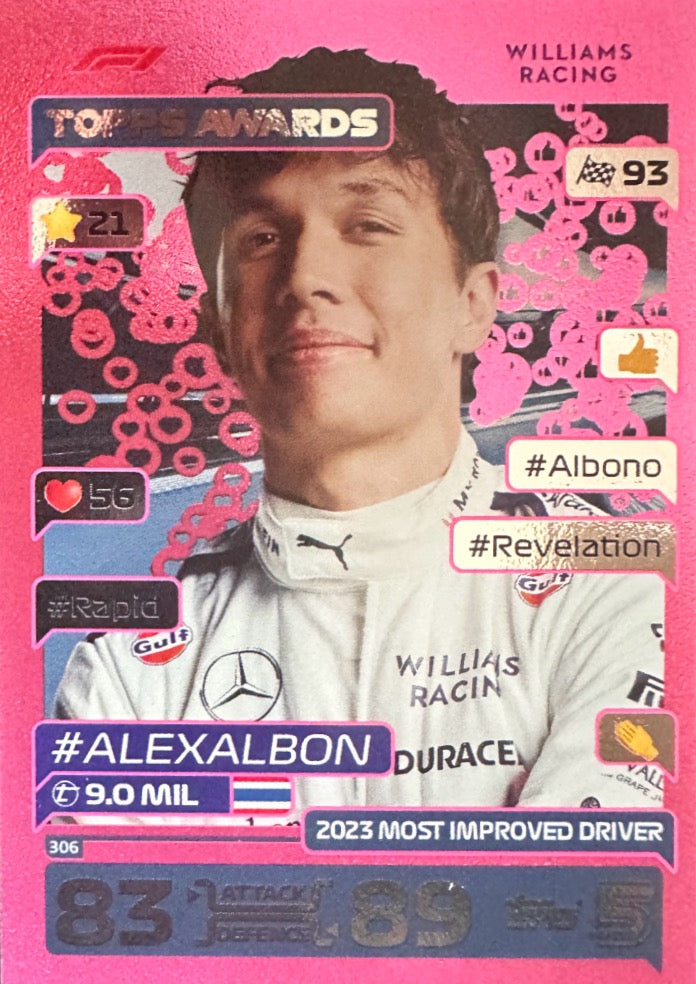 Turbo Attax 2024 Formula 1 Topps Scegli Card Parallele  Pink