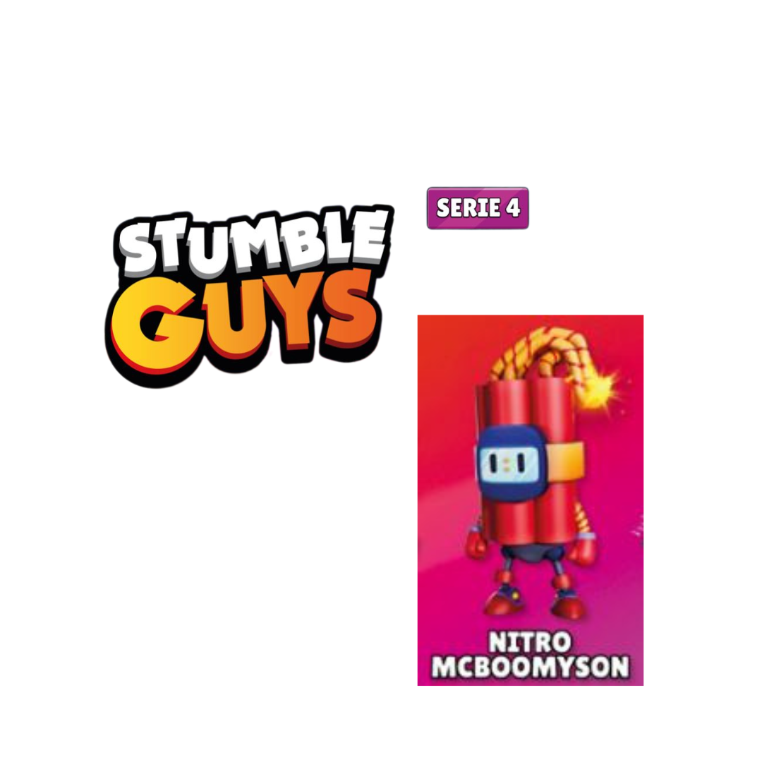 Stumble Guys 3D Mini Figures Serie 4 - Scegli Personaggio