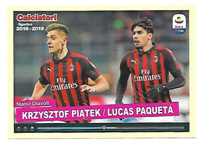 Calciatori panini 2018/19 - Scegli figurina Da 701 a 729 C1-C25