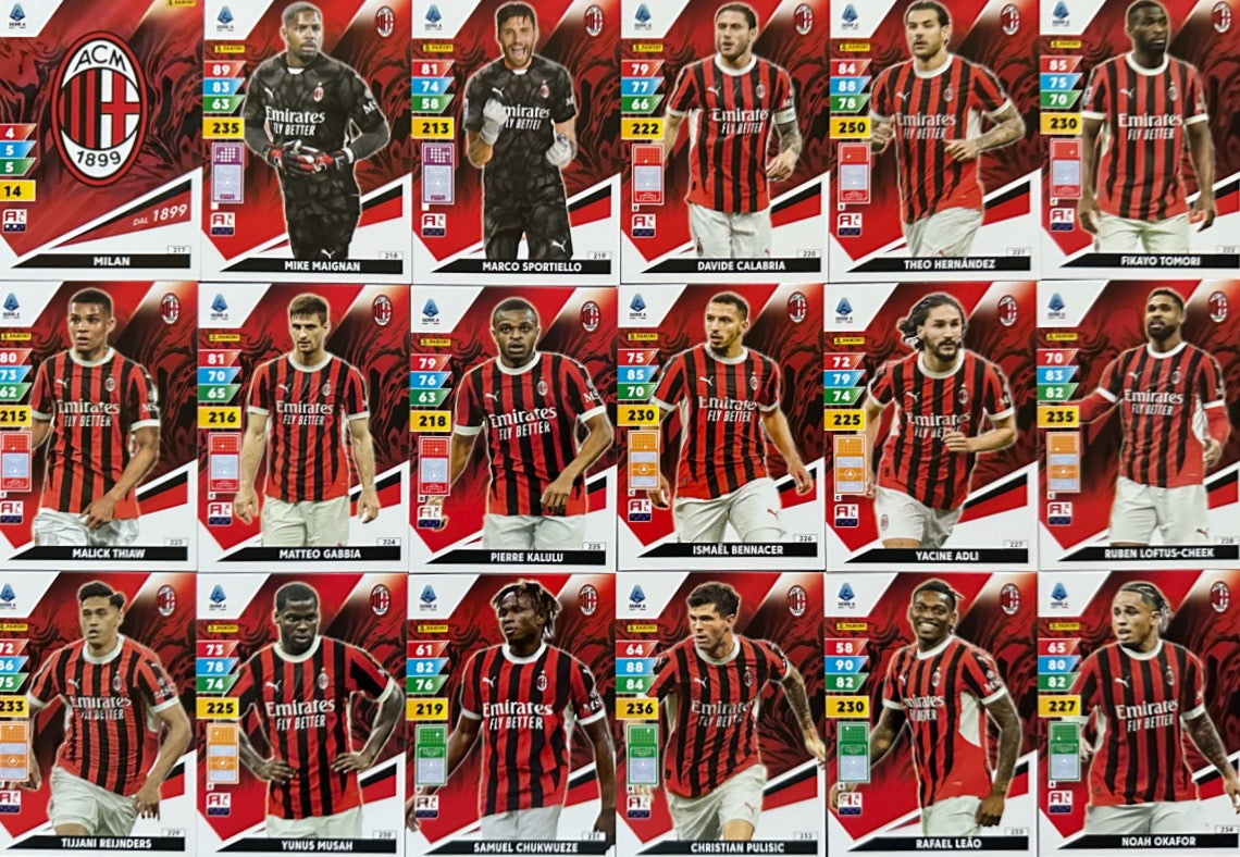 Adrenalyn XL 2024/25 2024-2025 - Scegli Squadra Completa Juventus Inter Milan