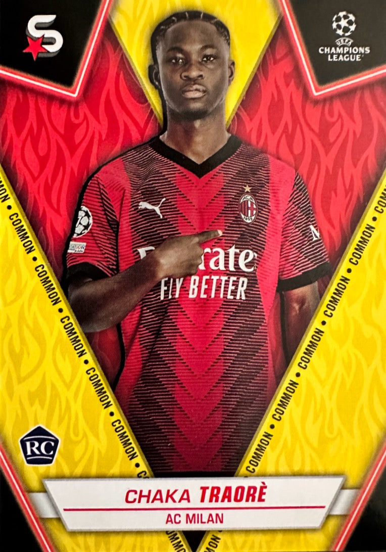 Superstars Champions League 2023/24 Topps - Scegli card Common Yellow Da 1 a 100