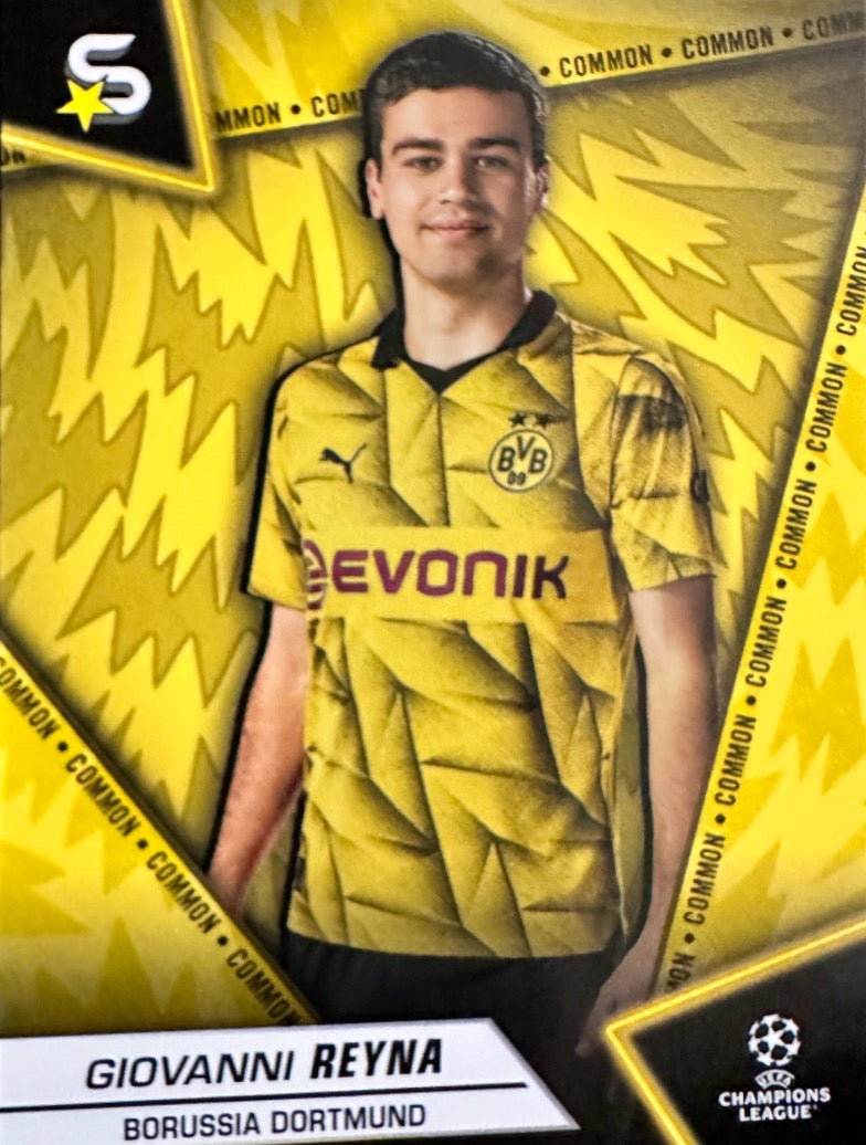 Superstars Champions League 2023/24 Topps - Scegli card Common Yellow Da 1 a 100