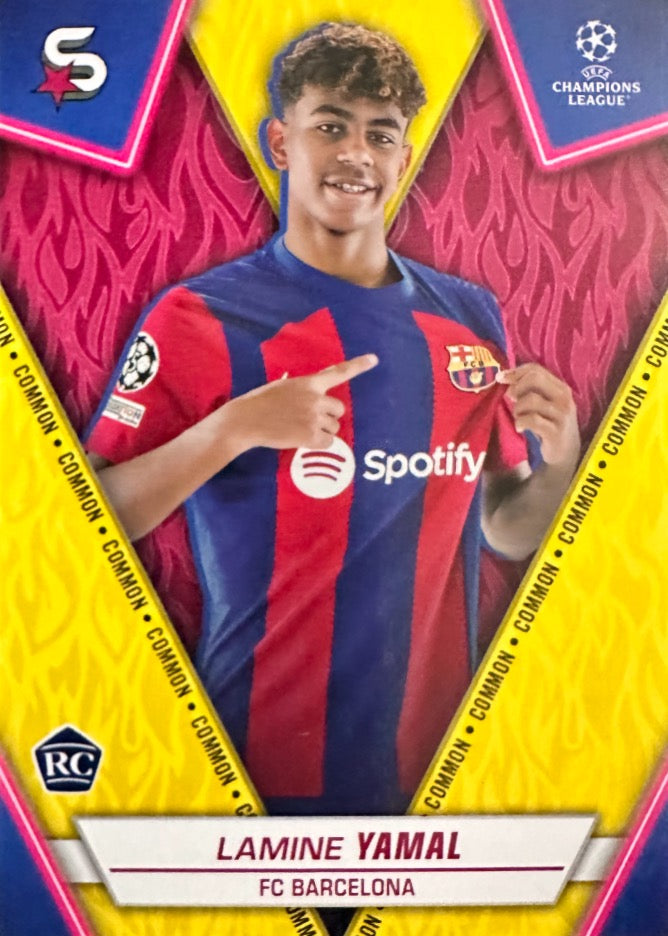 Superstars Champions League 2023/24 Topps - Scegli card Common Yellow Da 1 a 100