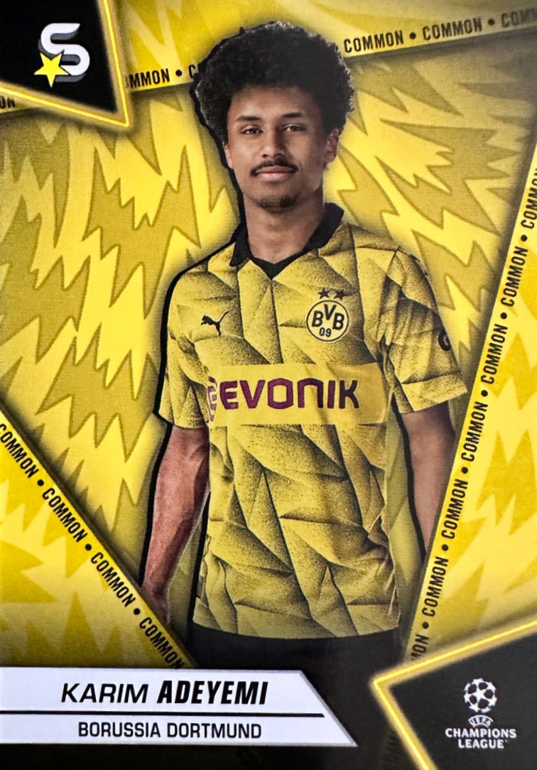 Superstars Champions League 2023/24 Topps - Scegli card Common Yellow Da 1 a 100