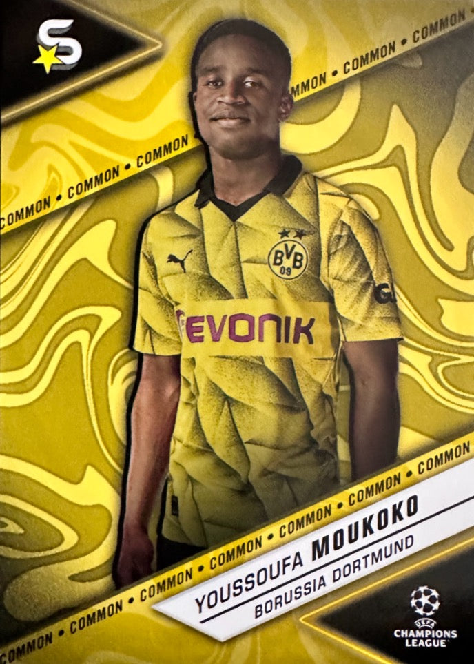 Superstars Champions League 2023/24 Topps - Scegli card Common Yellow Da 1 a 100