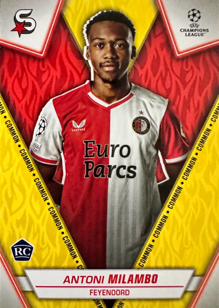 Superstars Champions League 2023/24 Topps - Scegli card Common Yellow Da 1 a 100