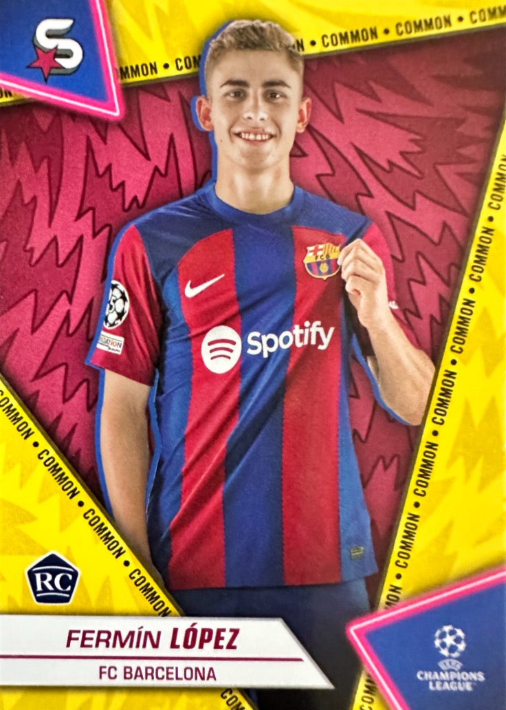 Superstars Champions League 2023/24 Topps - Scegli card Common Yellow Da 1 a 100