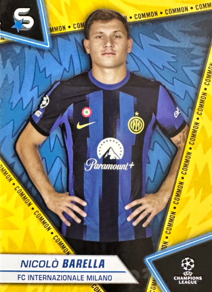 Superstars Champions League 2023/24 Topps - Scegli card Common Yellow Da 1 a 100