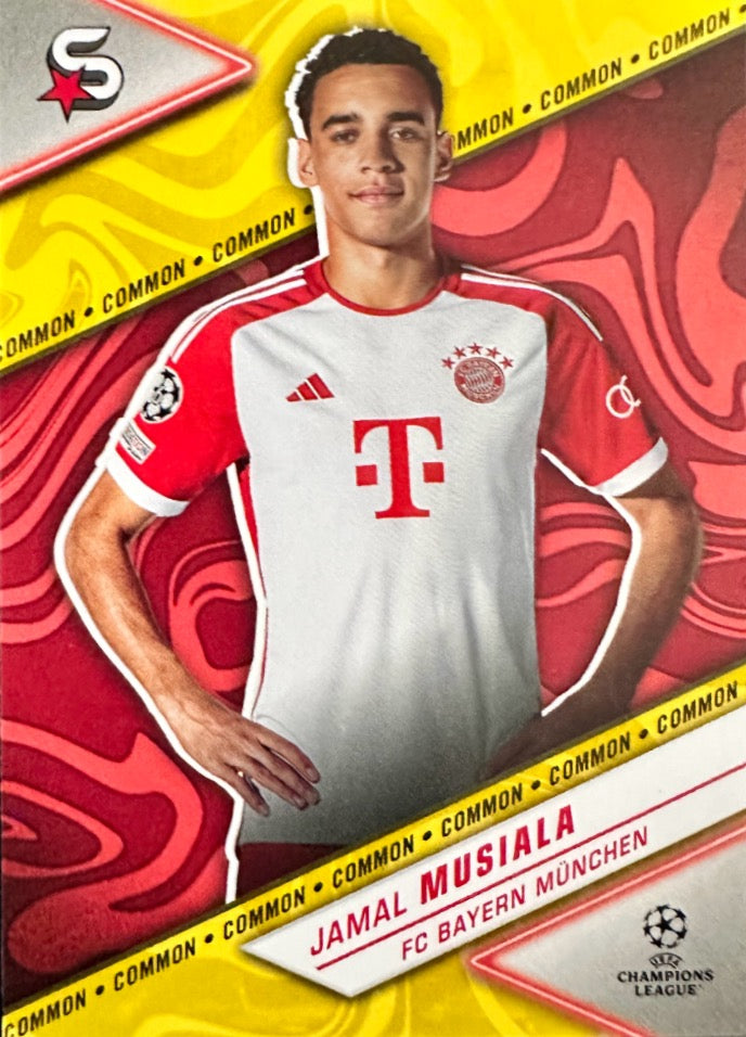 Superstars Champions League 2023/24 Topps - Scegli Common Yellow Azione 1-100