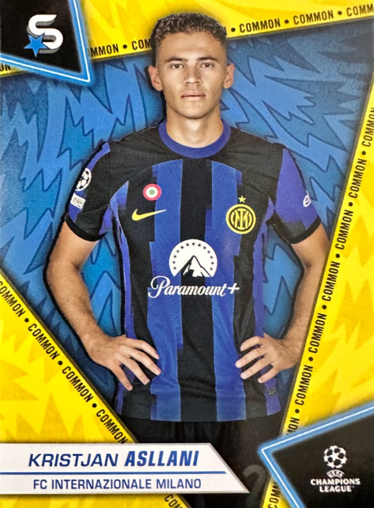 Superstars Champions League 2023/24 Topps - Scegli Common Yellow Azione 1-100