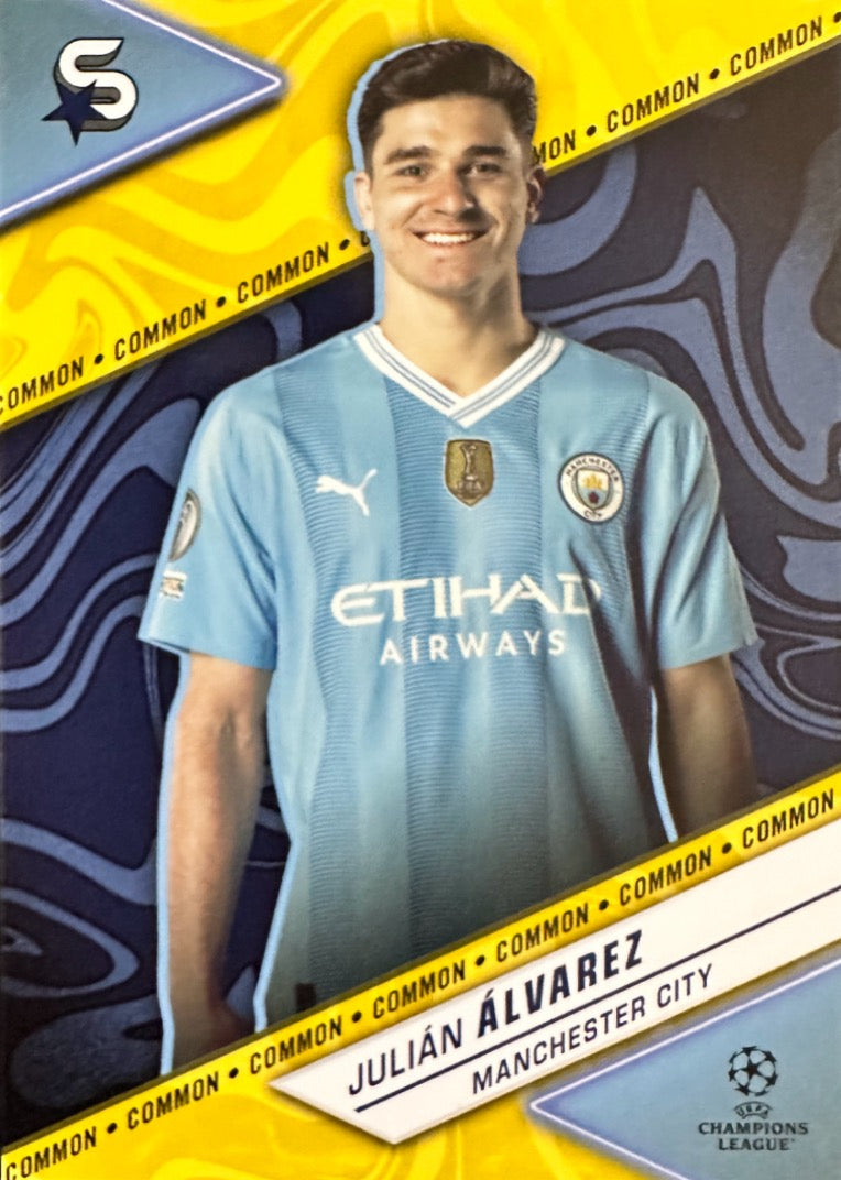 Superstars Champions League 2023/24 Topps - Scegli card Common Yellow Da 1 a 100